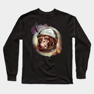 Moon monkey Long Sleeve T-Shirt